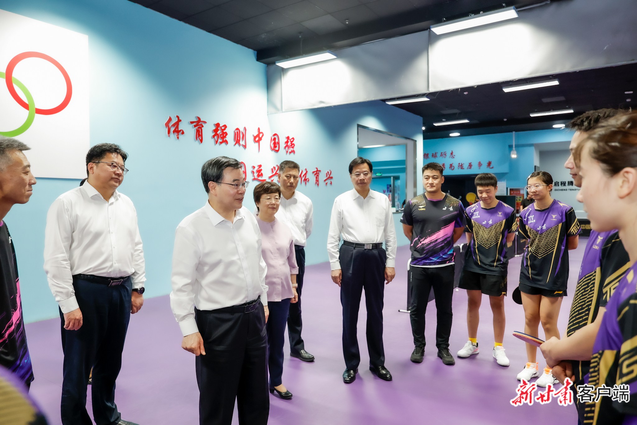 胡昌升在调研体育工作时强调 发扬体育精神提升竞技体育水平 增强人民体质加快建设健康甘肃